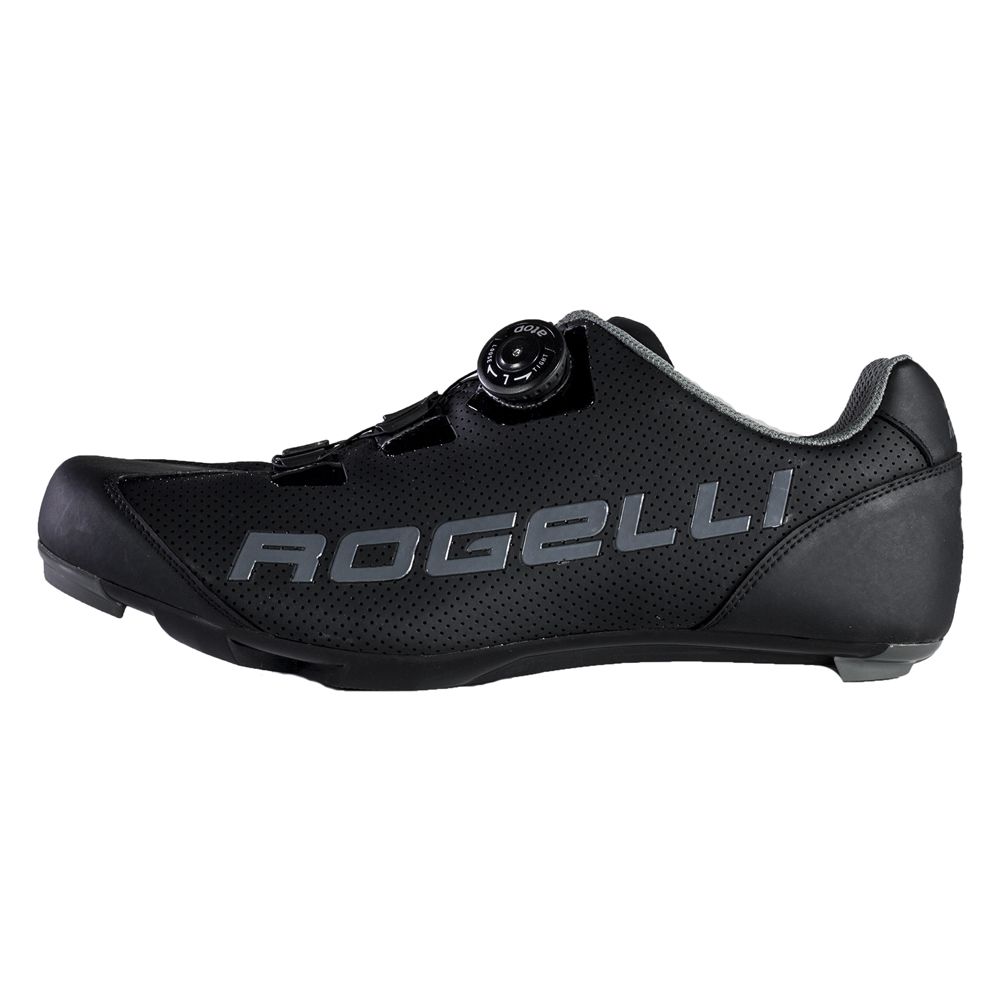 De wielerkleding specialist Rogelli Raceschoenen Zwart Grijs AB 410