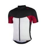 Rogelli Recco2.0 KM wielershirt wit / zwart / rood