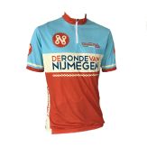Wielershirt Ronde van Nijmegen blauw / oranje