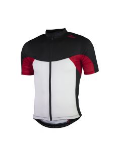 Rogelli Recco2.0 KM wielershirt wit / zwart / rood