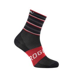 Rogelli stripe sokken zwart/rood