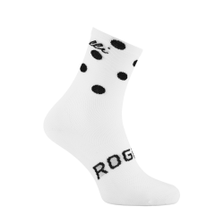Rogelli Sprinkle Sokken wit / zwart